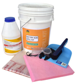 Battery acid spill kit