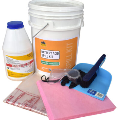 Battery acid spill kit