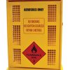 Aerosol Safety Storage Cage - 132 can