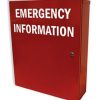 Emergency Information Manifest Cabinet