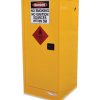 Flammable liquids single door safety cabinet