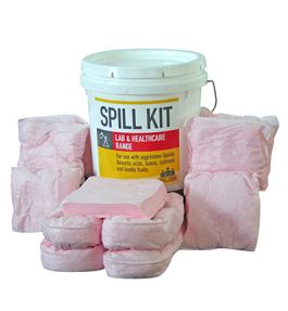 Chemical spill kit barrel