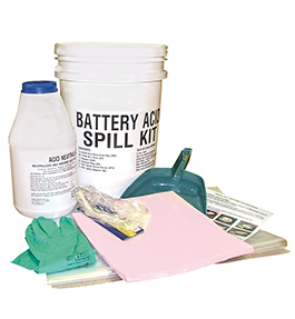 Battery acid spill kit 6L