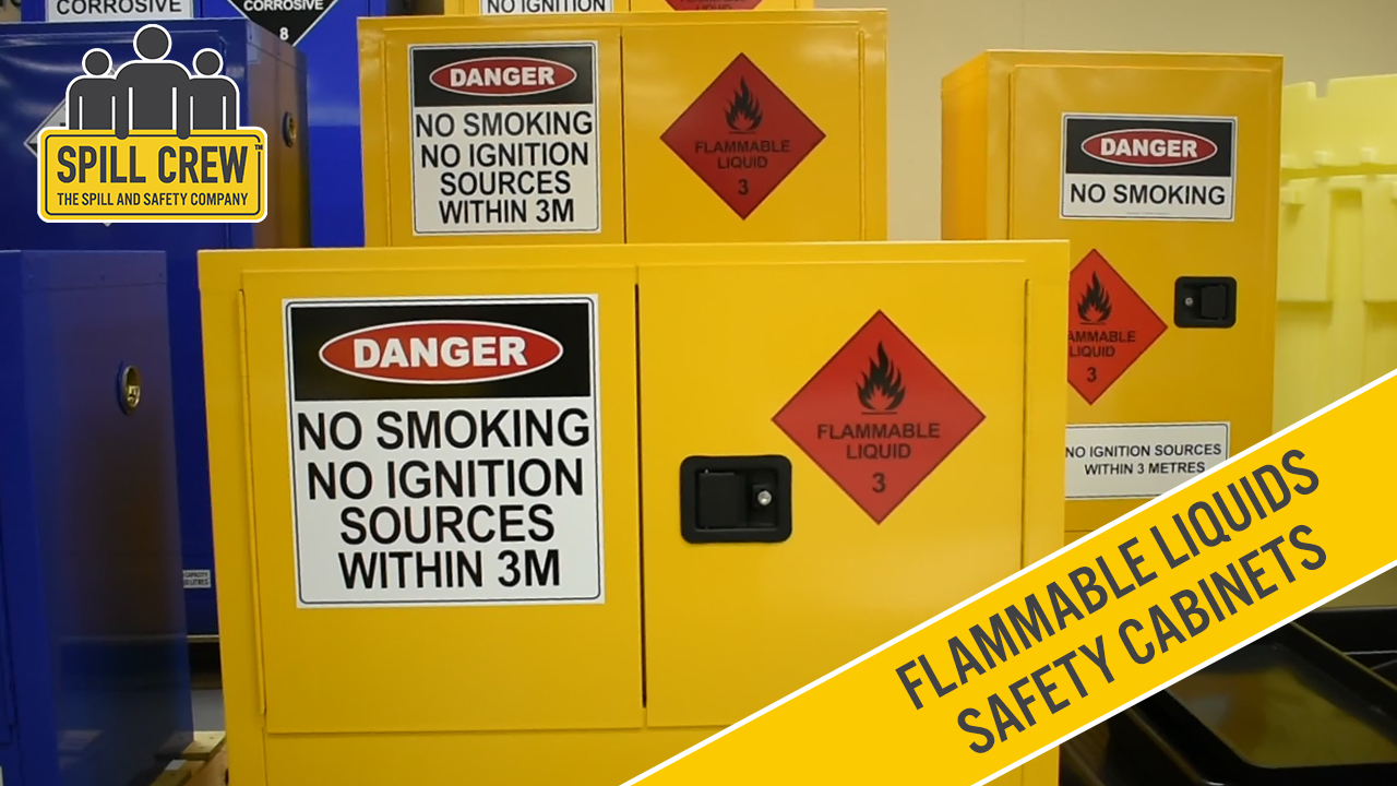 Flammable liquids DG storage video