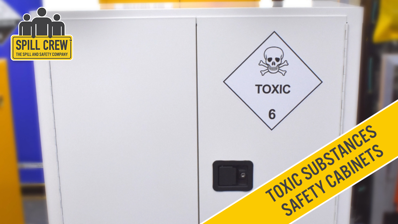 Toxic goods cabinet video