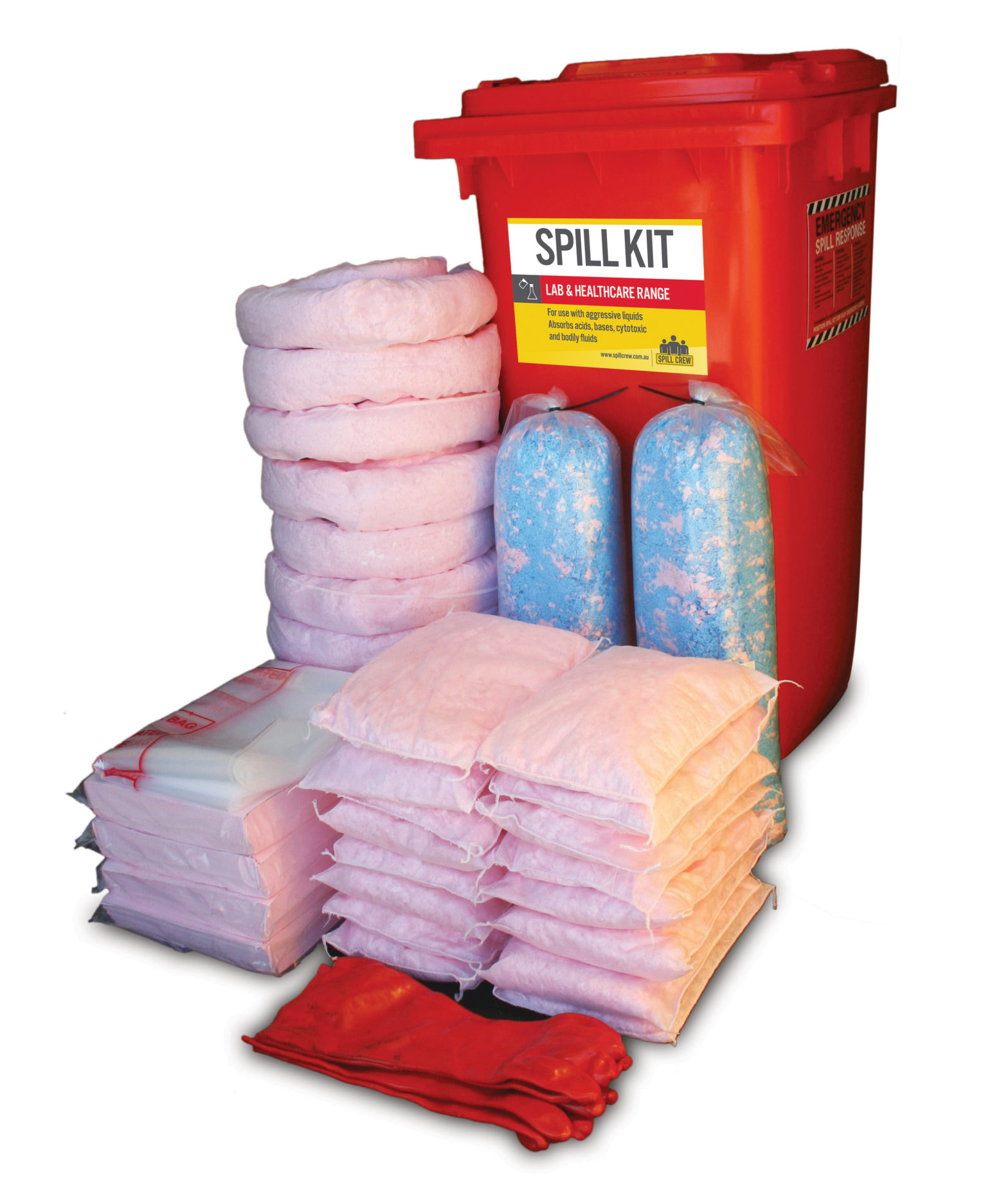 Spill Kit Hazchem Lab and Healthcare 375L Spill Crew Australia