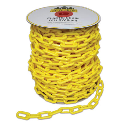 Yellow plastic chain