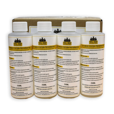Spill Crew eyewash preservative