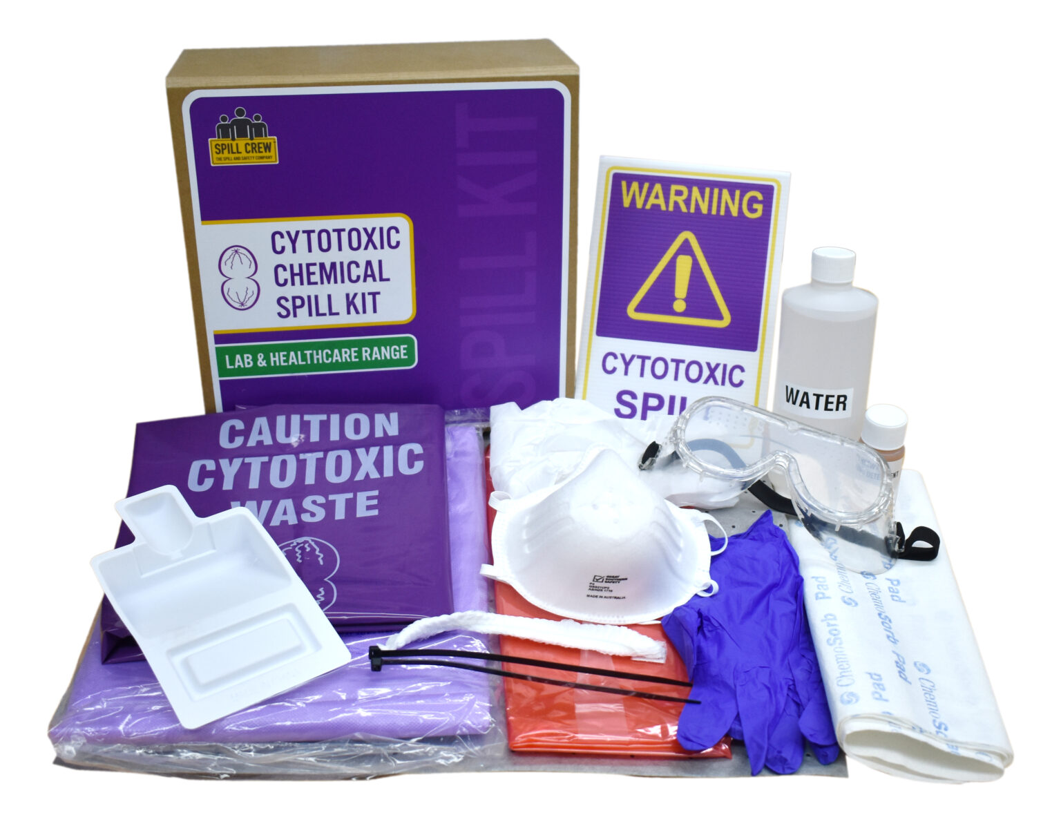 Cytotoxic chemical spill kit Lab & healthcare Spill Crew