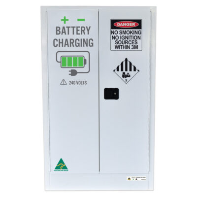 Battery charging cabinet