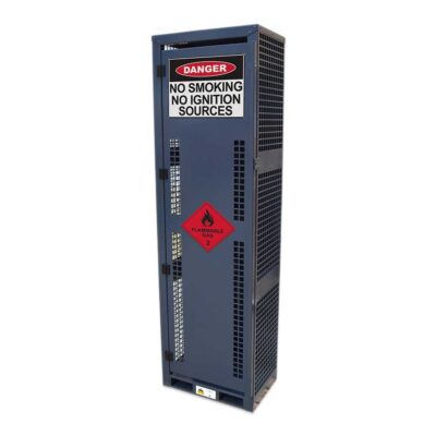 High Pressure Gas Cylinder Storage Cage - 2 bottle