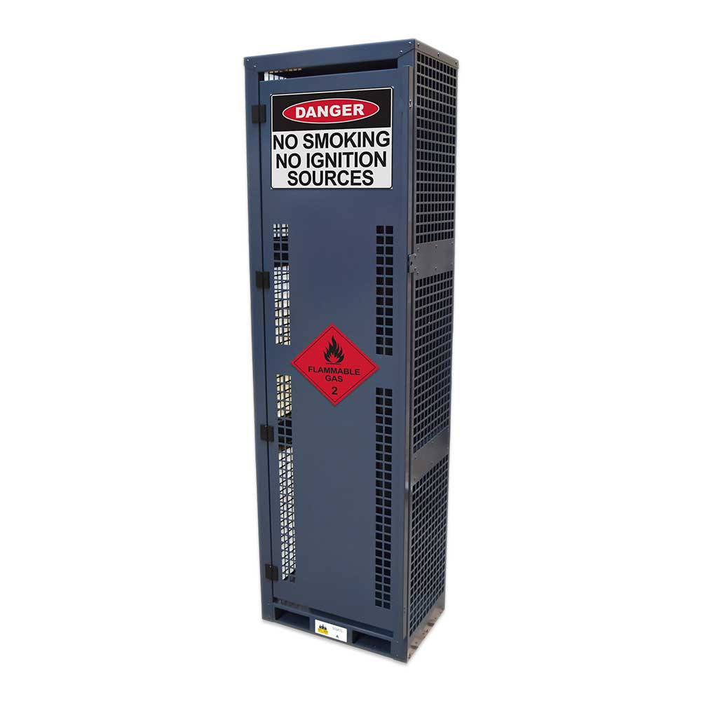 High Pressure Gas Cylinder Storage Cage - 2 bottle