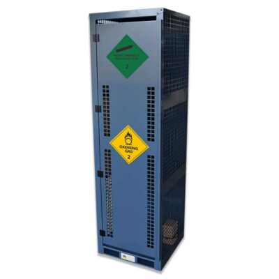 High Pressure Gas Cylinder Storage Cage - 4 bottle