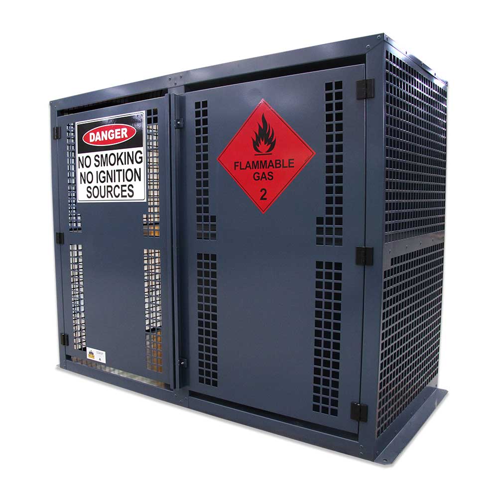 Gas Cylinder Storage Cage - 16x BBQ Bottles