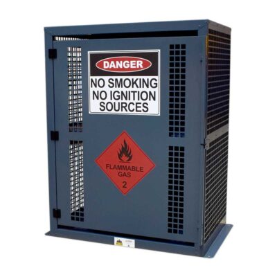 Gas Cylinder Storage Cage - 6x BBQ Bottles