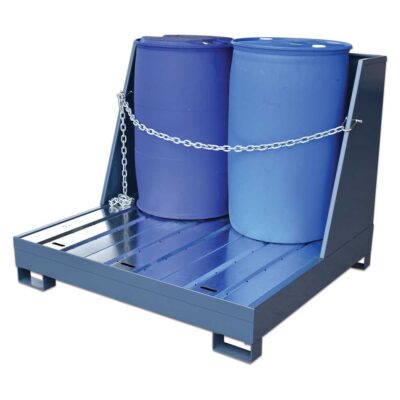 Four drum bund shrouded steel