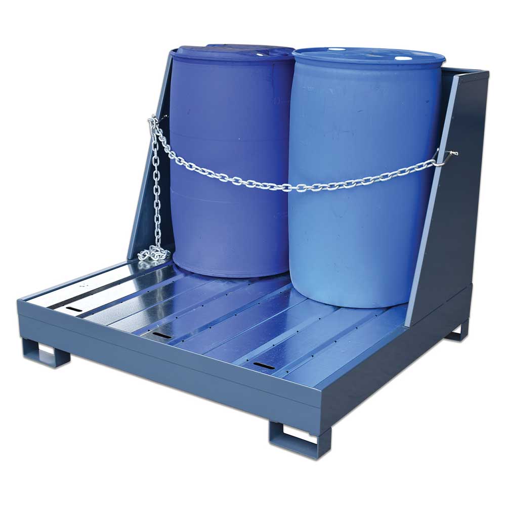 Four drum bund shrouded steel